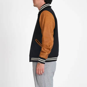 Veste de baseball vintage pour homme, style varsity, tricotée, réversible, sportswear, antibactérienne, séchage rapide - Product Image 5
