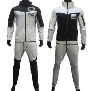 ชุดกีฬามีฮู้ดสองชิ้นสีพื้นชุดสเวตเตอร์100% ใส่ได้ทั้งชายและหญิงชุดฤดูหนาว - Product Image 6