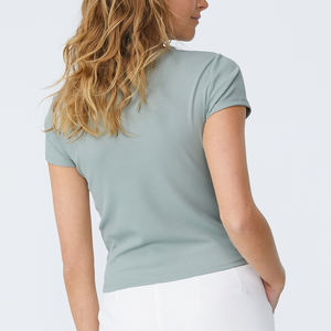 Fortune Apparel Lightweight Eco-Friendly Breathable Women's Casual Sports <b>Tank</b> <b>Top</b> Spandex/Polyester Material Latest Fashion - Product Image 2