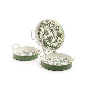 Plateau de service en bois au design merveilleux avec poignées en fer Ustensiles de cuisine et plateau de service de qualité exclusive - Product Image 3