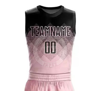 Uniforme de basket-ball pour hommes dernière conception uniforme de basket-ball imprimé de logo personnalisé - Product Image 4