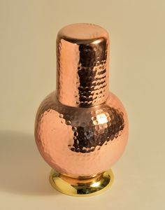 Bouteille d'eau de chambre à coucher étanche légère en cuivre pur à la demande pour boire et contenir de l'eau - Product Image 2