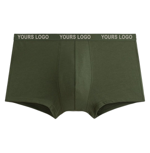 Venta directa de fábrica Calzoncillos bóxer para hombre 95% algodón 5% Elastano Low-Rise transpirable y buena absorción Ropa interior fabricada - Product Image 6