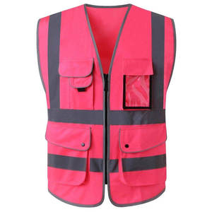 Veste d'hiver de sécurité réfléchissante respirante Multi-poches pour l'automne Ingénierie Construction Haute visibilité Sécurité routière - Product Image 2
