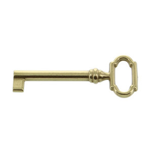 Chiave per Mobili Art. 33727 Mm.27/69 Ottone Lucido - Product Image 1