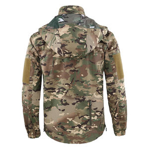 Chaqueta Deportiva Informal para Exteriores, Color Verde, Tela de Camuflaje, Chaqueta de Senderismo y Caza para Hombre - Product Image 3