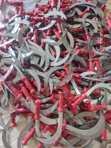 Faucille de jardin en acier à dents de fer avec lame de 11 pouces, finition zinguée et oxyde noir, manche en bois/plastique, 110 g - Product Image 5