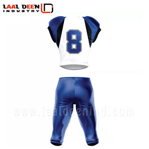 Uniforme de fútbol americano juvenil, diseño de logotipo, balón de fútbol americano para equipo personalizado, número de nombre - Product Image 2