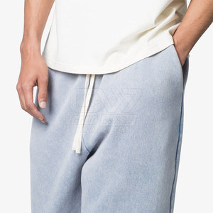 Pantalones holgados de gran tamaño de lana con logotipo personalizado al por mayor, pantalones holgados de gran tamaño con estampado de logotipo personalizado - Product Image 6