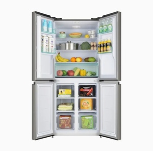 Refrigerador Comercial/Doméstico de Acero Inoxidable de 340L, con Puerta Francesa Plegable, Descongelación Manual, Eléctrico, OEM - Product Image 1