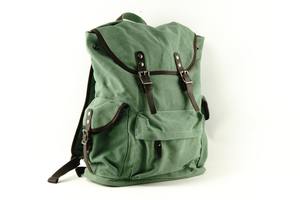 Leather <b>Canvas</b> Luxury <b>Backpack</b> Durable Travel Hiking School Laptop Breathable Eco-Friendly Large Capacity LCBP-0097 - Product Image 5