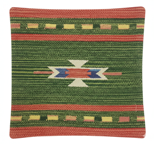 Housse de coussin en coton tissé gris à motifs floraux, personnalisable, toute saison, amovible, lavable, 45x45 cm, carrée, pour le camping, la maison, l'hôtel - Product Image 1