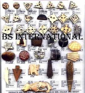 Perles en os graduées de qualité supérieure prêtes en stock La personnalisation de collier multicolore incroyable utilise un collier de perles naturelles prix bon marché - Product Image 4