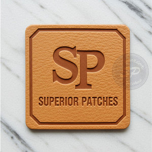 Top Trending Lightweight Embossed Leather Patches Premium Quality with Customized Logo New Arrival for Jackets - Product Image 6