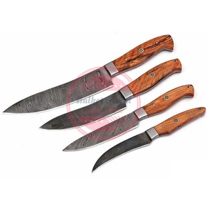 Juego de cuchillos de cocina de chef de Damasco, juego de cuchillos de cocina de acero de Damasco de alta calidad - Product Image 5