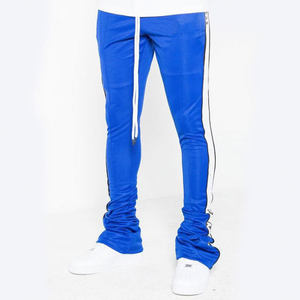 Pantalon de survêtement Cargo blanc à coutures bleues, Design grande taille, pantalon d'entraînement et de survêtement pour homme - Product Image 6