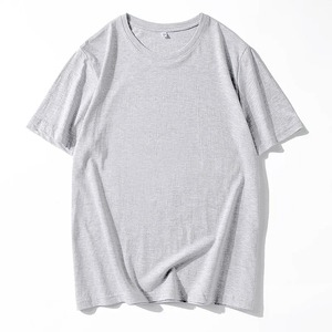 T-shirt surdimensionné lourd pour hommes T-shirt d'été à manches courtes 100% coton haut uni vêtements décontractés pour hommes - Product Image 4