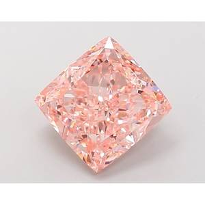 Diamante Radiante de 10 Quilates VVS2 Rosa Intenso de Laboratorio - Product Image 1