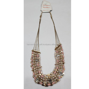 Collier en perles de résine écologiques faites à la main de haute qualité pour femmes et filles, bijoux tendance, couleur personnalisable, vente en gros au meilleur prix - Product Image 5