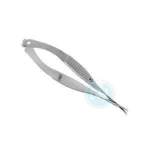 Tijeras Vannas Curvas de Punta Afilada para Cirugía Oftálmica, Tijeras Vannas Curvas de Acero Inoxidable de Precisión con Punta Afilada - Product Image 6