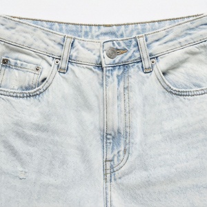Pantalones Vaqueros Holgados para Mujer, Diseño Nuevo, Color Personalizado, Estilo Urbano, Casual, Corte Holgado, Pierna Ancha, Ropa de Moda - Product Image 4