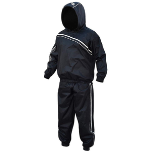 Ensemble de survêtement pour homme en coton 100% décontracté d'hiver uni coupe-vent chaud pour le sport jogging haut et bas - Product Image 6