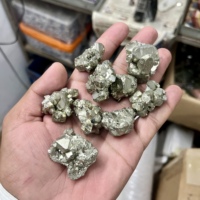 En gros, Grappe de pierres précieuses de pyrite naturelle, Cristaux bruts, Or des fous, Spécimen minéral, Guérison, Amour, Feng Shui, Mascotte écologique, Haute qualité