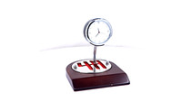 Reloj de Madera con Forma de Engranaje 3D de Alta Calidad y Gran Demanda, Marca Regal Incorporation, 111x135x115mm, Modelo BTC-488, Decoración para el Hogar, Estilo Indio