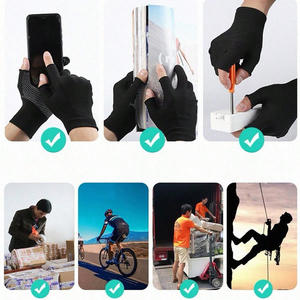 Gants en coton robuste à pois avec logo personnalisé poignée durable paume confortable pour l'entrepôt de jardinage et la manipulation générale - Product Image 6