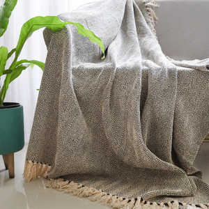 Best Selling Winter Lyocell/Cotton Throw Home Decor Sofa <b>Blanket</b> Available at Factory Price - Product Image 1