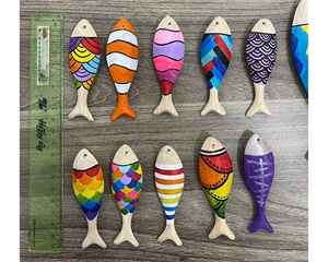 Décoration murale nautique de poisson en bois pour l'exportation de cadeaux Accent de poisson en bois conçu pour l'exportation en vrac et les acheteurs du commerce mondial - Product Image 6