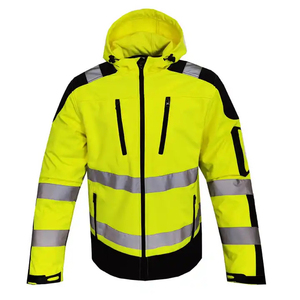 Veste de sécurité antistatique certifiée CE haute visibilité, coupe-vent et respirante, imperméable, vêtement de sécurité bomber - Product Image 1
