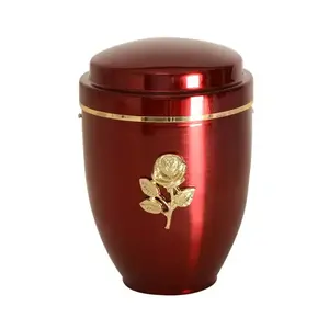 การออกแบบที่ทันสมัยบรรจุภัณฑ์ที่เป็นมิตรกับสิ่งแวดล้อมมีการพิมพ์โกศโลหะโกศจากอินเดีย - Product Image 3