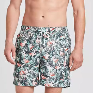 Oversized <b>Black</b> High Quality Cotton Beach <b>Shorts</b> <b>Men</b> Custom Logo Printed Solid Stretch Swim Trunks XS Size Pattern Sublimation - Product Image 4