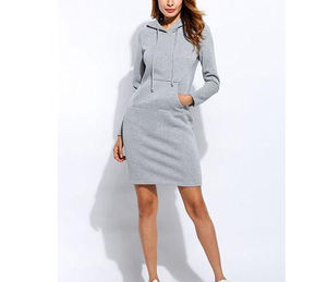 High Quality Pullover Cotton Ladies Long Custom Hoodies <b>Women</b> Crewneck Long Sweatshirt Hooded - Product Image 4