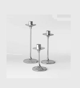 Ensemble de 3 porte-bougies en métal faits à la main, design personnalisé, vente chaude, support de bougie de luxe - Product Image 1