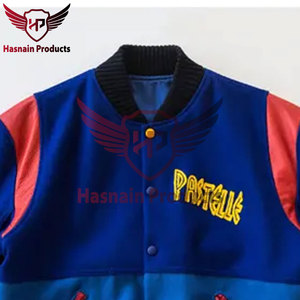 Vestes universitaires brodées à impression personnalisée de haute qualité Veste unisexe de baseball universitaire américaine Letterman Veste surdimensionnée - Product Image 5