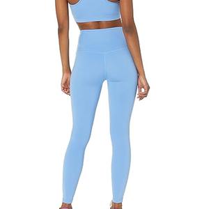 Mallas de cintura alta sin costuras para mujer, pantalones de Yoga de compresión elástica para deportes, Fitness, correr y entrenamiento de gimnasio - Product Image 6