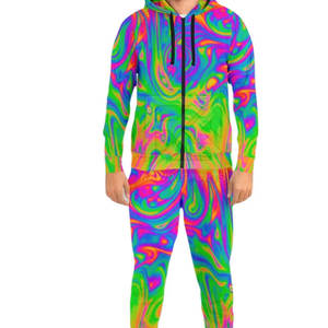 ชุดวอร์มเนื้อผ้าซับลิเมชันสำหรับผู้ชายชุดวอร์มลำลองใช้กลางแจ้งน้ำหนักเบา - Product Image 1