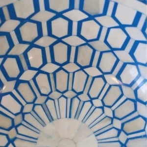 ชามเสิร์ฟสลัดทรงกลมดีไซน์คลาสสิกชามผลไม้ไม้เนื้อแข็งเครื่องครัวทำจากเรซิ่น - Product Image 3