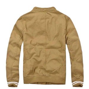 Blouson Bomber Homme Haut de Gamme en Toile avec Col Montant, Logo Frontal, Capuche, Écologique, Respirant, Hiver, Personnalisable, Faible MOQ - Product Image 3