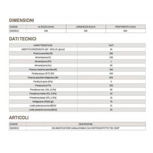 Deshumidificador de Techo con Conductos Tecnosystemi 30200010 - Product Image 2