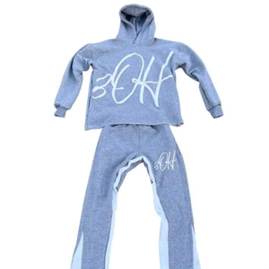 Trajes Deportivos Casuales de Invierno para Hombre, de Primera Calidad, Más Vendidos, Ecológicos, 100% Algodón, Color Sólido, Transpirables, Cómodos y de Secado Rápido - Product Image 2