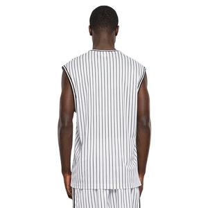 Nueva Camiseta Deportiva Holgada de Poliéster y Algodón con Diseño de Forro, Cuello Redondo, para Gimnasio y Fisicoculturismo - Product Image 3