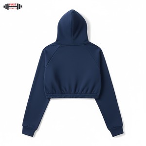 Sweat à capuche personnalisé avec bloc de couleur pour hommes hiver vente en gros à manches longues cordon Street Wear Hoodies 300gsm coton polaire - Product Image 2