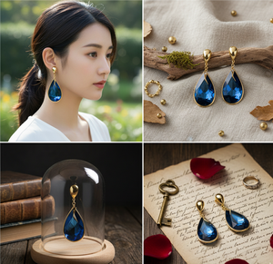 Wholesale 925 Sterling Silver Zircon Drop Earrings for Women Classic Vintage <b>Crystal</b> Design <b>Jewelry</b> for Weddings Parties - Product Image 3