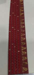 Rollos de encaje de satén suave de calidad superior para ropa de fiesta Trabajo artesanal y adornos decorativos Pedidos a granel personalizados Bienvenidos - Product Image 2