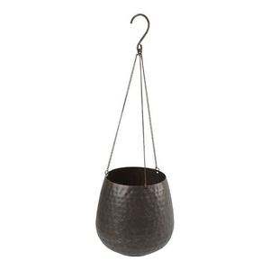 Maceta Colgante de Hierro Fundido con Acabado Antiguo para Uso en Exteriores y Balcones, Capacidad de 1L, Maceta Decorativa de Metal de Diseño al por Mayor - Product Image 2