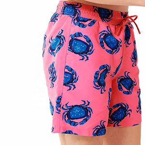 Pantalones cortos de natación para hombre más vendidos, directo de fábrica, secado rápido, cintura media, patrón de tablero de poliéster transpirable 100%, pantalones cortos de gran oferta - Product Image 2