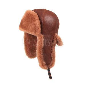 Sombreros de piel de oveja sólidos a la moda personalizados, sombreros cómodos de piel de oveja de buen Material 2024 - Product Image 3